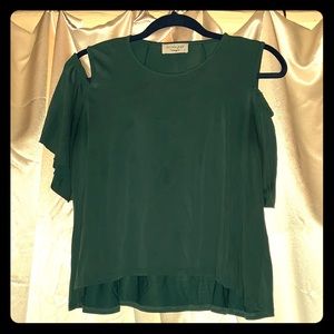 Peekaboo shoulder crop